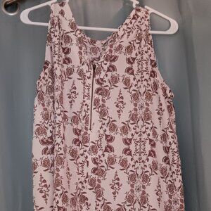 Maurice blouse sleeveless LG floral